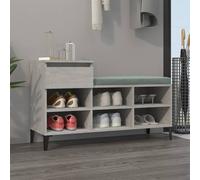 vidaXL Shoe Cabinet Concrete Grey 102x36x60 cm Engineered Wood, Grey