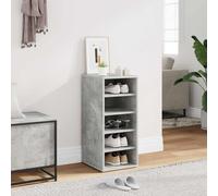 Vidaxl Shoe Cabinet Concrete Grey 31.5X35X70 Cm Engineered Wood