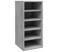 Vidaxl Shoe Cabinet Concrete Grey 31.5X35X70 Cm Engineered Wood