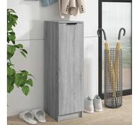 vidaXL Shoe Cabinet Grey Sonoma 30x35x100 cm Engineered Wood