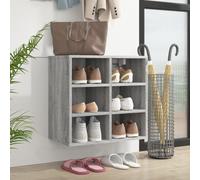 vidaXL Shoe Cabinet Grey Sonoma 52.5x30x50 cm