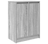 Shoe Cabinet Grey Sonoma 57x34x76 cm Engineered Wood