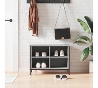 (grey sonoma, 69 x 35 x 50 cm) vidaXL Shoe Cabinet Shoe Rack Shoe Storage Shelf Holder Stand Engineered Wood