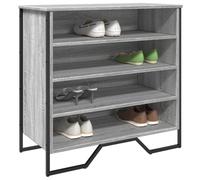 vidaXL Shoe Cabinet Shoe Storage Shelf Shoe Rack Grey Sonoma Engineered Wood