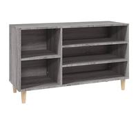 vidaXL Shoe Cabinet Hallway Living Room Furniture Shoe Storage Rack Organiser Cupboard Shelf Stand Holder Storage Unit Grey Sonoma Engineered Wood