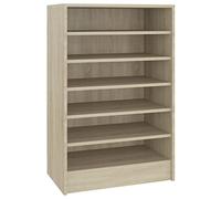 vidaXL Shoe Cabinet Home Hallway Furniture Footwear Stand Shoe Organiser Cabinet Shelf Rack Wardrobe Storage Cupboard Chipboard Sonoma Oak
