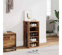 vidaXL Shoe Cabinet Old Wood 32x35x70 cm Engineered Wood