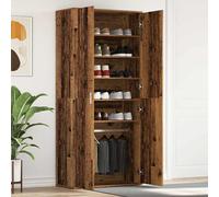 Shoe Cabinet with Door Engineered wood Storage Unit Rack Entryway Indoor vidaXL