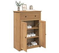 vidaXL Shoe Cabinet Panama 80x40x114 cm Solid Wood Pine