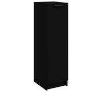 Vidaxl Shoe Cabinet Black 30X35X100 Cm Engineered Wood Shoe Cabinets