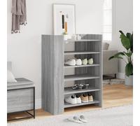 vidaXL Shoe Cabinet Shoe Storage Cupboard Rack Grey Sonoma Engineered Wood