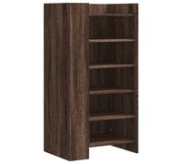 vidaXL Shoe Cabinet Shoe Storage Cupboard Shoe Rack Brown Oak Engineered Wood