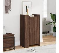 vidaXL Shoe Cabinet Shoe Storage Cupboard Shoe Rack Brown Oak Engineered Wood