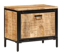 vidaXL Shoe Cabinet Shoe Storage Cupboard Shoe Rack Solid Rough Wood Mango