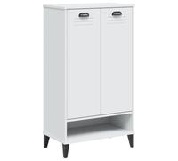 vidaXL Shoe Cabinet Shoe Storage Cupboard Shoe Rack White Engineered Wood