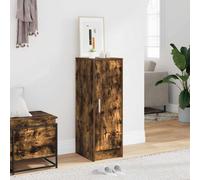 Vidaxl Shoe Cabinet Smoked Oak 32X35X92 Cm Engineered Wood