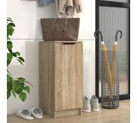 vidaXL Shoe Cabinet Sonoma Oak 30x35x70 cm Engineered Wood UK