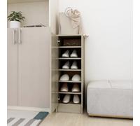 vidaXL Shoe Cabinet Sonoma Oak 32x35x92 cm Engineered Wood