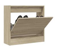 Shoe Cabinet with 4 Flip-Drawers Shoe Storage Shelf Shoe Rack Cupboard vidaXL