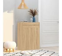 Vidaxl Shoe Cabinet Sonoma Oak 60X35X84 Cm Engineered Wood