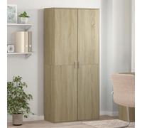 vidaXL Shoe Cabinet Sonoma Oak 80x39x178 cm Engineered Wood