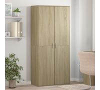 vidaXL Shoe Cabinet Sonoma Oak 80x39x178 cm Engineered Wood