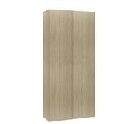 vidaXL Shoe Cabinet Sonoma Oak Engineered Wood Bedroom Storage Organiser Rack