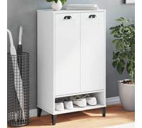 vidaXL Shoe Cabinet Shoe Storage Cupboard Shoe Rack White Engineered Wood