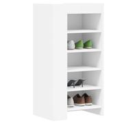 vidaXL Shoe Cabinet Shoe Storage Cupboard Shoe Rack White Engineered Wood