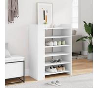 vidaXL Shoe Cabinet Shoe Storage Cupboard Shoe Rack White Engineered Wood