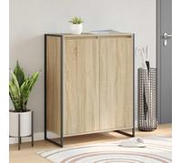 Shoe Cabinet Storage Cupboard Footwear Stand Rack Wooden Double Doors