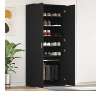 Shoe Cabinet with Door Engineered Wood Storage Unit Rack Entryway Indoor vidaXL