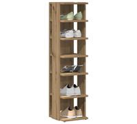 vidaXL Shoe Cabinets 2 pcs Artisan Oak 28x27x102 cm Engineered Wood