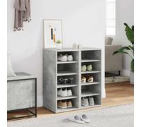 vidaXL Shoe Cabinets 2 pcs Concrete Grey 31.5x35x70 cm Engineered Wood