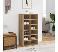 vidaXL Shoe Rack Artisan Oak 54x34x100.5 cm Engineered Wood