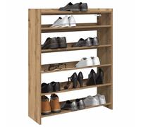 vidaXL Shoe Rack Artisan Oak 80x25x100 cm Engineered Wood
