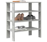 (concrete grey, 70 cm) vidaXL Shoe Rack Old Wood 61x32x105 cm Engineered Wood shoe storage shoe shelf