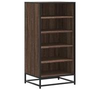 (brown oak, 10 pcs) vidaXL Shoe Rack Sonoma Oak 48x38x97.5 cm Engineered Wood shoe storage