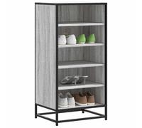 (grey sonoma, 9 pcs) vidaXL Shoe Rack Sonoma Oak 48x38x97.5 cm Engineered Wood shoe storage