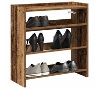 Shoe Rack Old Wood 60x25x62 cm Engineered Wood Slim Hallway Entryway for Shoes.