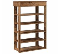 (old wood, 60 cm) vidaXL Shoe Rack Shoe Cabinet Holder Hall Shoe Storage Shelf Engineered Wood