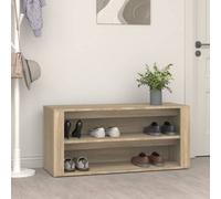 Vidaxl Shoe Rack Sonoma Oak 100X35X45 Cm Engineered Wood