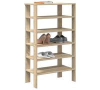 (sonoma oak, 105 cm) vidaXL Shoe Rack Old Wood 61x32x105 cm Engineered Wood shoe storage shoe shelf