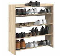 (sonoma oak, 81 cm/ 80 cm) vidaXL Shoe Rack Shoe Cabinet Shoe Storage Shelf Hall Cupboard Engineered Wood