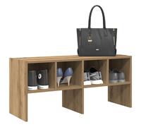 vidaXL Shoe Rack Stackable Artisan Oak 89.5x30x40 cm