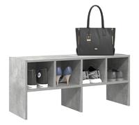 (concrete grey, 1 pcs) vidaXL Shoe Racks 2 pcs Stackable Brown Oak 89.5x30x40 cm shoe storage rack