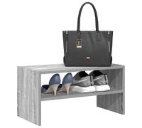 Shoe Rack Stackable Grey Sonoma 60x30x30.5 cm Engineered Wood Storage Unit Entry