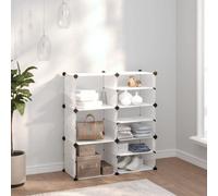 Vidaxl Shoe Rack Transparent 84X31.5X93 Cm Pp