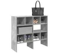 vidaXL Shoe Racks 2 pcs Stackable Concrete Grey 89.5x30x40 cm