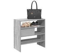 Vidaxl Shoe Racks 2 Pcs Stackable Grey Sonoma 60X30X30.5 Cm